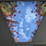 Sky printed stretch ceiling